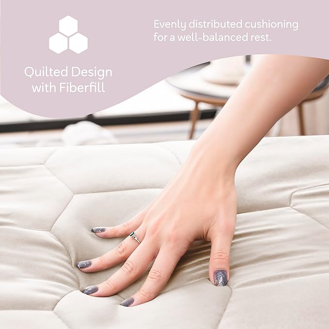 Hearth & Harbor 12 Pack King Size Quilted Fitted Mattress Pad Cover, 100% Waterproof Mattress Protectors, Deep Pocket Fitted Mattress Cover 8" - 21" (78" x 80", Beige Cream)