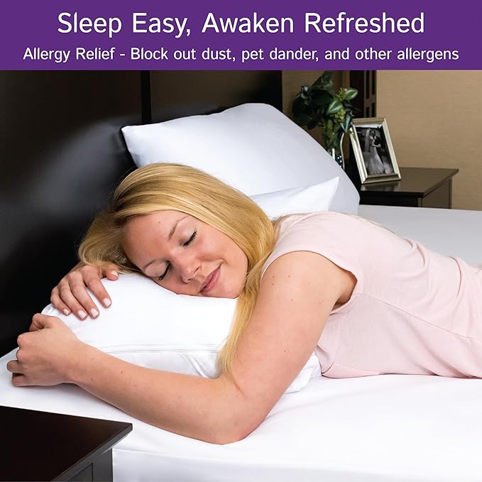 Twin Extra Long (XL) Waterproof Mattress Protector - Fitted Sheet Style - Hypoallergenic Premium Quality Cover Protects Against Dust