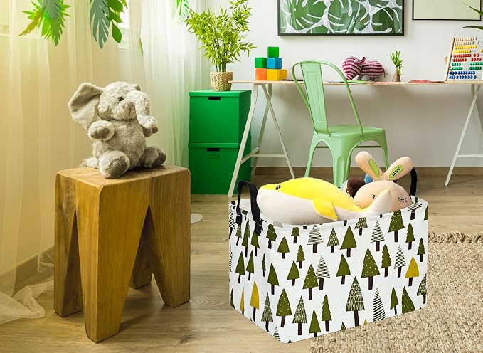 MAIZMZ Kids Storage Basket Baby Gifts Toys Organizer Nursery Bins for Women Hamper for Organizing Home/Dorm/Kitchen/Pet/Office/Closet/Shelf/Room Decor - Image 6