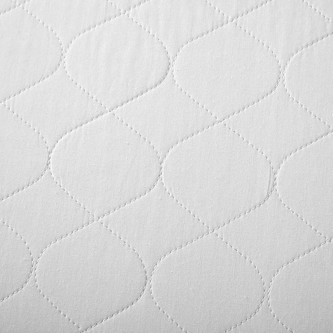 Quilted Fitted Mattress Pad Cover Waterproof Sheet King Mattress Protector with Highly Absorbent Fill Layer Soft Cotton Blend Surface, Breathable, Deep Pocket (King)