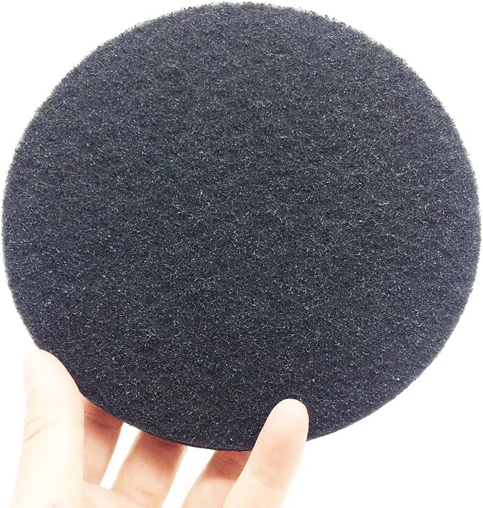 Becozofu 7.25 inch Kitchen Compost Bin Charcoal Filter Replacements, Compost Pail Replacement Carbon Filters, Round, Activated Charcoal, Set of 8 - Image 6