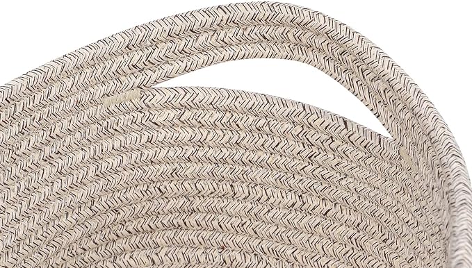 CubesLand Rectangle Organization/Storage Basket, Natural Cotton Rope Woven Baskets for Organizing, Small Basket for Kids, Baby Nursery, Cat Dog Toy Baskets, Organizer Bins for Shelves 3Pc Light Brown - Image 5