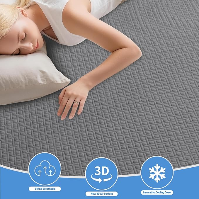 Premium Bamboo Mattress Protector – Twin Size, Waterproof, & Ultra Soft Breathable Noiseless Washable Bed Mattress Cover for Comfort & Protection MC03TWIN-LG