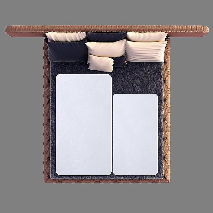 Waterproof Crib Pad, 27" x 50", Reusable Incontinence Flannel Crib Protector for Baby, Toddler, Elders and Pets - White