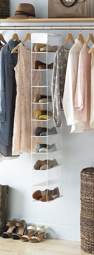 Whitmor 10 Section Hanging Shoe Shelf - Image 2