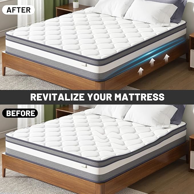 Sagging Mattress Support, Under Mattress Board to Fix Sinking Bed, 40D High-Density for Sagging Bed Repair, Firm Support Corrector Pad for Queen King Twin XL, 60x36x2 Inches, Pack of 1