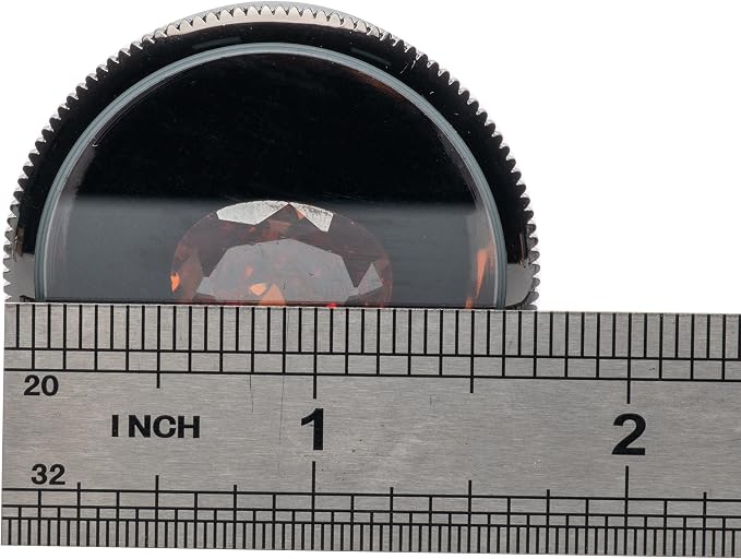 Small Loose Diamond or Gemstone Display Box Case Holder Show Container Metal (Black- 1.7x0.7) - Image 5