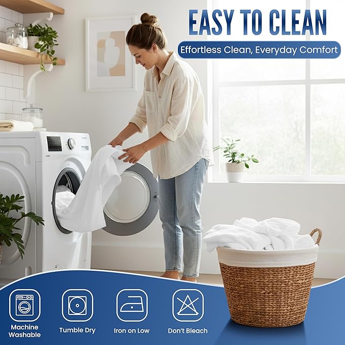 LUX Décor 100% Waterproof Twin Terry Mattress Protector – Soft, Noiseless Terry Cloth Top, Absorbent Breathable Mattress Cover, 16 inches Fitted Deep Pocket