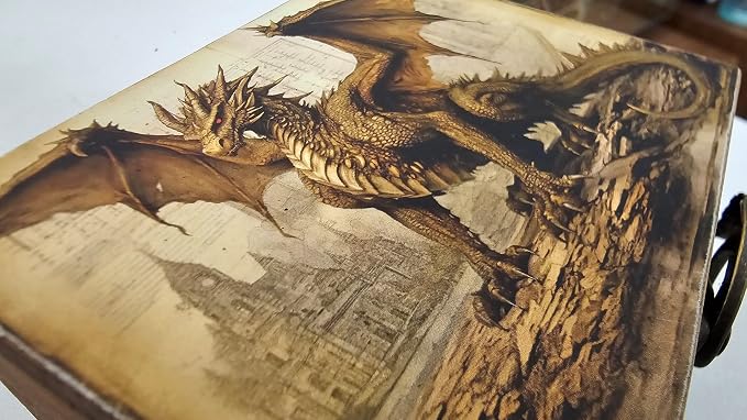 RK Collections Dragon Trinket Keepsake Box | Home Décor, Gifts for Dragon Lovers, Animal Ornaments | Earrings Necklace Storage Box for Girls Women (3DRS1) - Image 3