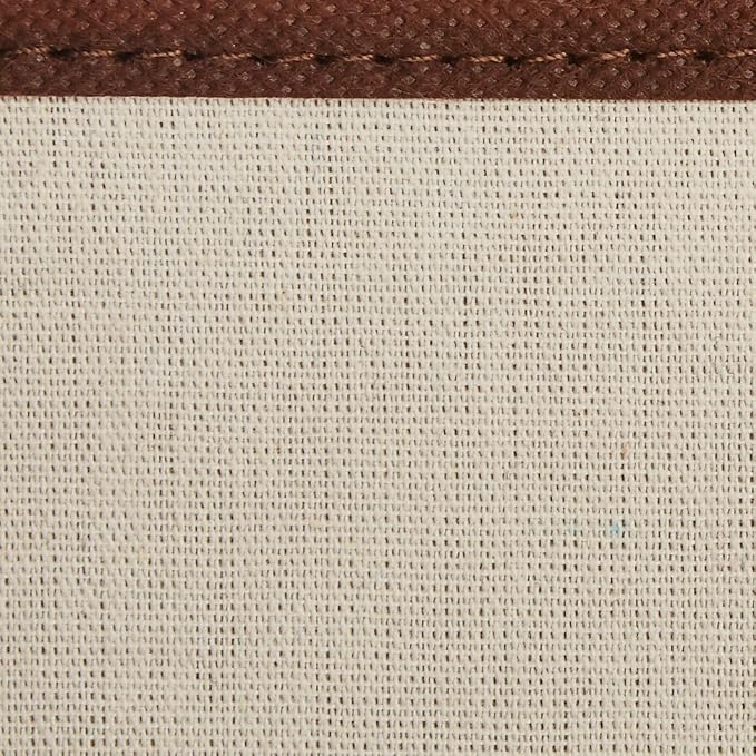 Amazon Basics Rectangular Foldable Laundry Basket Hamper, Beige/Brown - Image 4