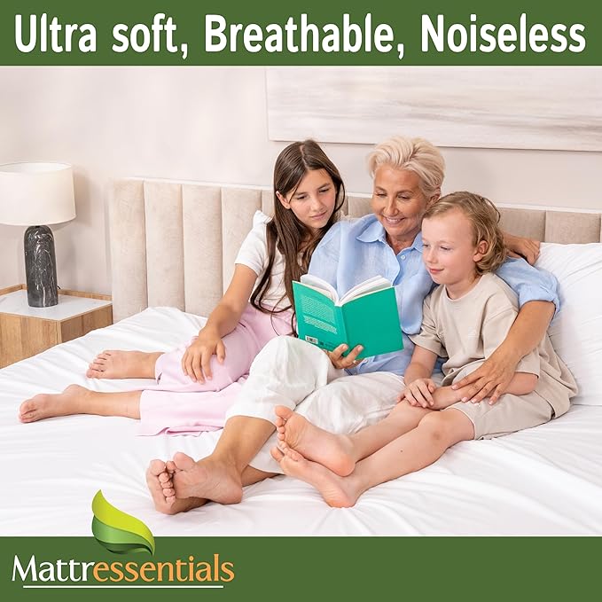 Zippered Twin Mattress Protector (8"-10" Depth) - Bed Bug Waterproof Mattress Cover, Premium Quality Hypoallergenic Encasement White
