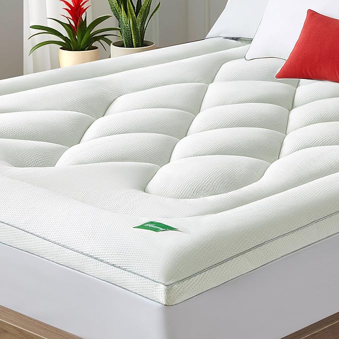 QUIETSEA Mattress Topper Mattress Pad (White, Twin XL)