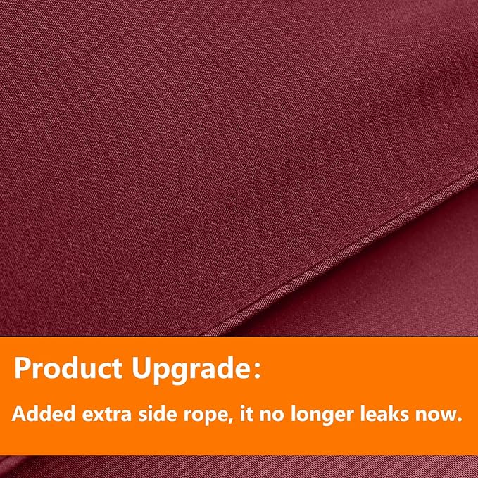 TAIMIT Burgandy King Size Comforter Set - 7 Pieces, Bed in a Bag Bedding Sets with All Season Soft Quilted Warm Fluffy Reversible Comforter,Flat Sheet,Fitted Sheet,2 Pillow Shams,2 Pillowcases
