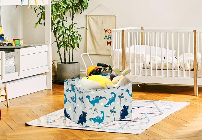 Baby Waterproof Storage Basket Toys Organizer Nursery Bins for Women Kids Hamper for Organizing Home/Dorm/Kitchen/Pet/Office/Closet/Shelf/Room Decor - Image 4