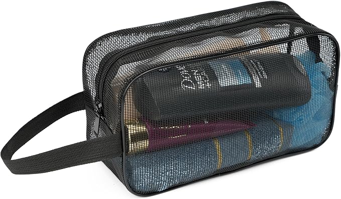 REDSINDA Mesh Shower Caddy Bag for Bathroom Gym Camping Portable Travel Mesh Toiletry Bag for Women Men by REDSINDA