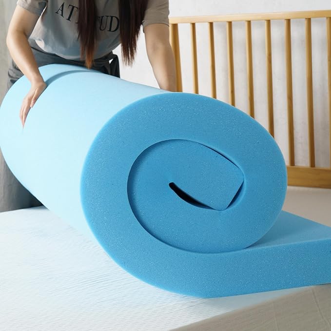 ZINUS 4 Inch Green Tea Cooling Gel Memory Foam Mattress Topper, Smaller, More Convenient WonderBox Packaging, Cooling Gel Foam, Pressure-Relieving Design, CertiPUR-US Certified, Queen