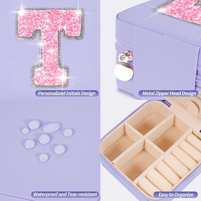 Uygafly Teacher Appreciation Gifts for Women - Lavender Jewelry Case | Perfect for Teacher's Day, Retirement, or Birthday - Image 4