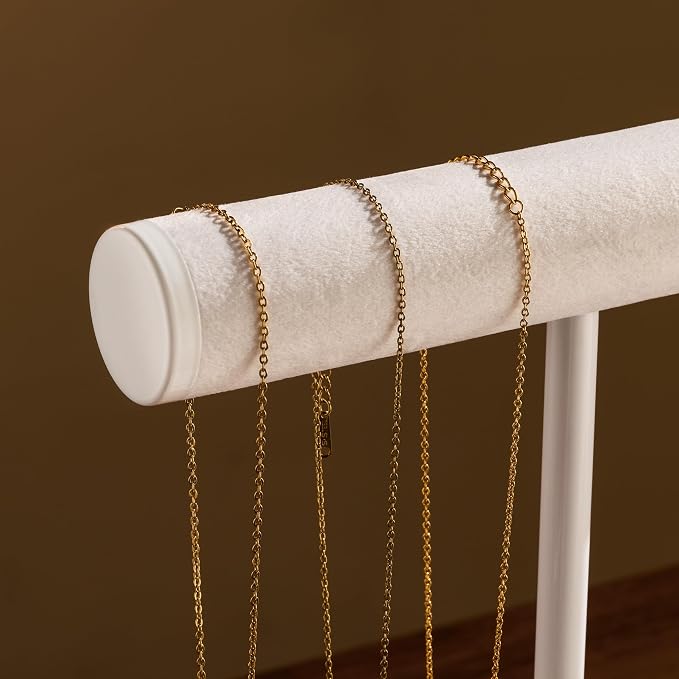 bussdis 3 Tier Bracelet Holder Display - Detachable T Bar Pure White Velvet Bracelet Holder, Jewelry Holder Organizer for Bracelet, Necklace, Earrings, Rings - Image 3