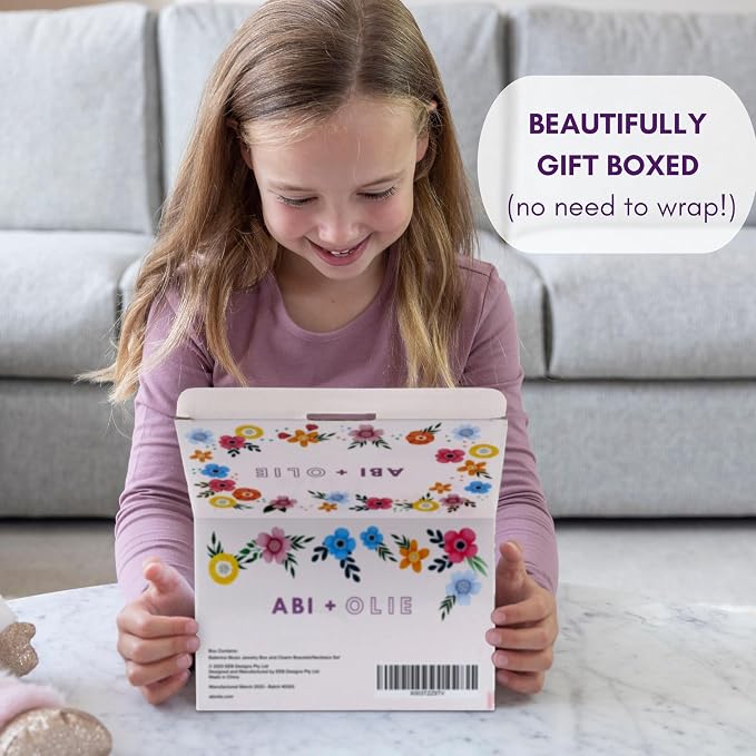 ABI + OLIE Ballerina Jewelry Box for Girls, Musical Jewelry Box, Kids Music Boxes - Perfect Dance Recital & Birthday Gifts for Girls 4-6 and 6-12 - Image 2
