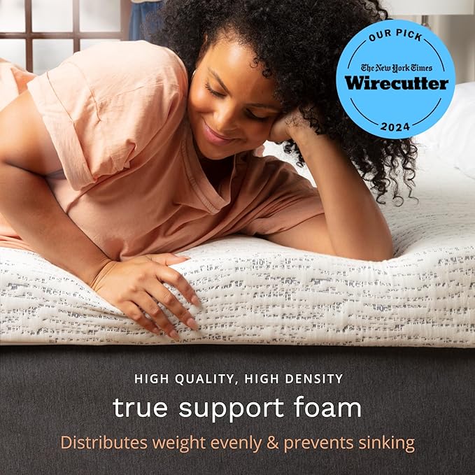 ViscoSoft 3 Inch Memory Foam Mattress Topper Short Queen - Select High Density Ventilated RV/Camper Mattress Pad - Premium Removable Rayon Cover