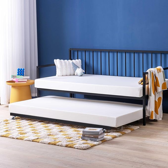 Best Price Mattress 5 Inch Memory Foam Mattress, Medium Firm, Cooling Gel Infused, Certified Safe Foams & Fabric, Mattress in a Box, Twin