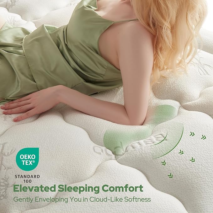BEDLORE Twin XL Mattress Topper Viscose Derived from Bamboo, Thick Pillow Top Mattress Pad with Deep Pockets for 6-15 inches Mattress, Soft Mattress Topper College Dorm Size for Back Pain Relief