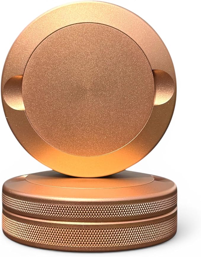 3.0 | Metal Container for Zyn, Premium Aluminum Can & Rugged Pouch Holder | Extra Capacity, Knurled Grip & Used Pouch Storage | EDC (Champagne Gold) by SynTin