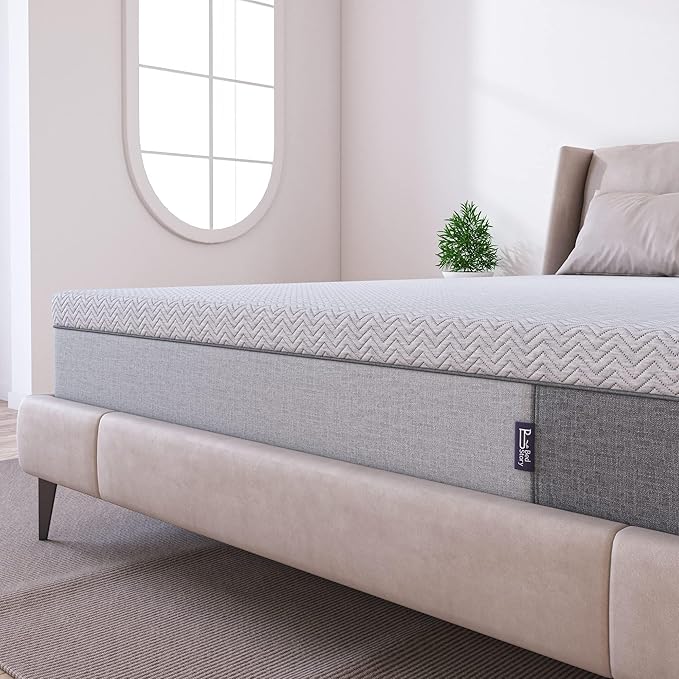 BedStory Firm Mattress Topper 3 Inch Twin Size, Extra Firm Memory Foam Bed Topper for Pain Relief, Copper Gel Bamboo Charcoal Green Tea Infused Cooling Mattress Pad, CertiPUR-US Certified