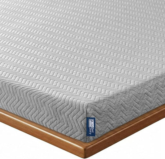 BedStory Firm Mattress Topper 3 Inch Full Size - Memory Foam Bed Topper for Pain Relief - Copper Gel Bamboo Charcoal Green Tea Infused Cooling Mattress Pad - CertiPUR-US Certified