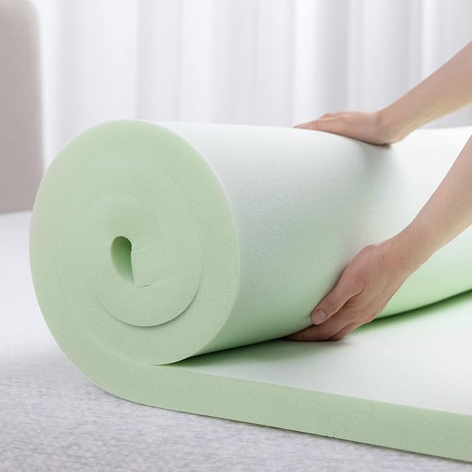 ZINUS 1.5 Inch Green Tea Memory Foam Mattress Topper, Pressure-Relieving Layers, CertiPUR-US Certified, Full