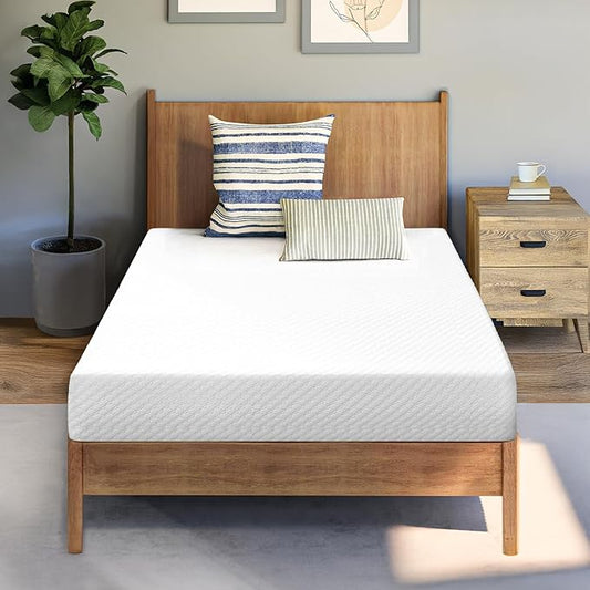 Neo Sleep 5 Inch Twin Cooling Gel Memory Foam Mattress for Cool Sleep Medium Firm Pressure Relief CertiPUR-US Certified Foam, Comfort & Supportive Mattress in a Box No Fiberglass (Twin, 5 in)
