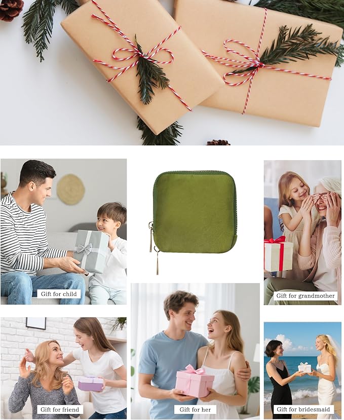 Stratalife Travel Jewelry Case Organizer 2-Layer Compact Storage Bag for Rings Earrings Necklace Bracelet Portable Velvet Jewelry Pouch with Zippers Accessories Travel Essential Gift for Women Green - Image 6