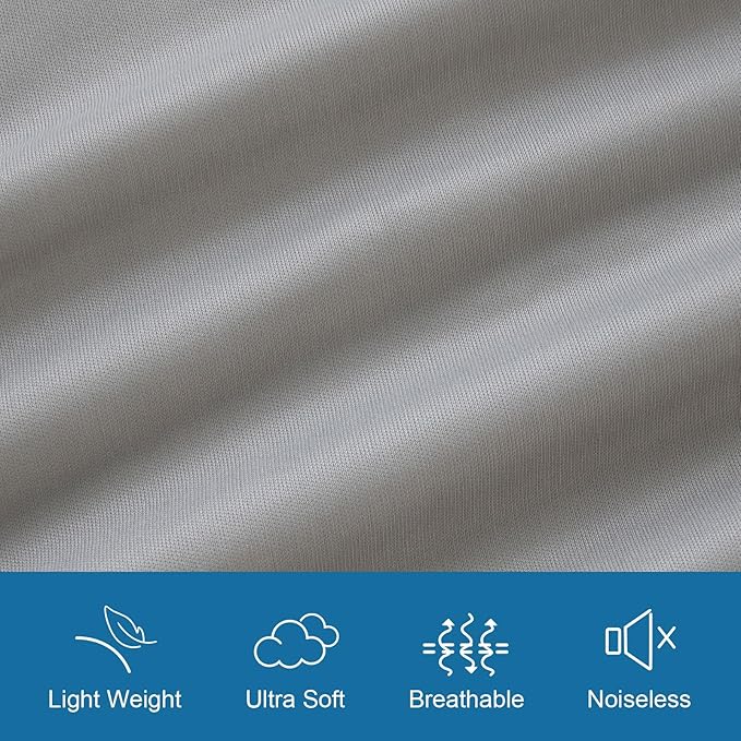 2 Pack Twin Mattress Protector Waterproof, Twin Size Mattress Pad Cover for Kids, Soft & Breathable Twin Fitted Bed Sheet for Single Bed with Deep Pocket Up to 14 Inches, Gray