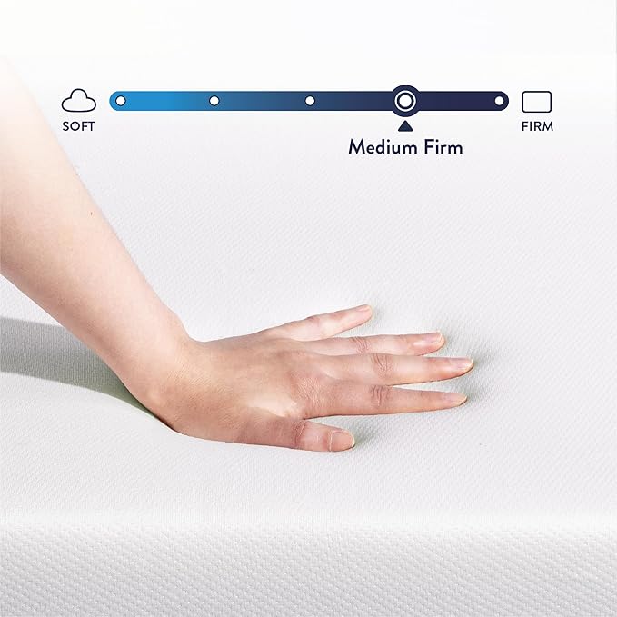 Best Price Mattress 12 Inch Memory Foam Mattress, Medium Firm, Cooling Gel Infused, Certified Safe Foams & Fabric, Mattress in a Box, Queen