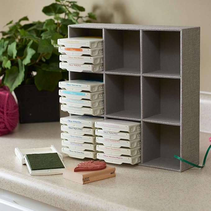 Household Essentials Grey 728-1 Deep 9 Section Drawer Organizer Box for Storage 12 in x 3.13 - Image 3