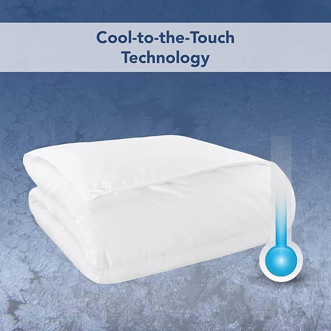 Serta Cool Air Waterproof Mattress Protector, 39" x 75" Soft and Breathable Mesh Cooling Mattress Topper, 18" Elastic Deep Pocket for Secure Fit, Twin