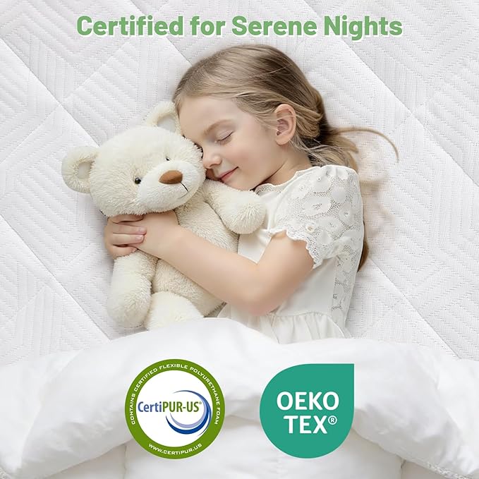 Extra Firm Mattress Topper Twin, 3 Inch High-Density Foam Mattress Pad, Pain Relieving Bed Topper for Extra Support, Washable Cover with Anti-Slip Straps, CertiPUR-US Oeko-Tex Certified, 75" x 38"