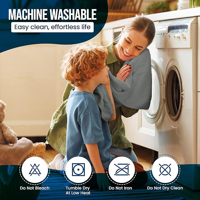 Twin Size Mattress Protector Waterproof, Premium 200 GSM Terry Mattress Cover, Soft & Breathable Bed Cover, Fitted Sheet Style Stretchable Deep Pockets 15" by Utopia Bedding (Gray)