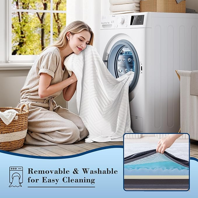 EnHomee Mattress Topper 3in/4in