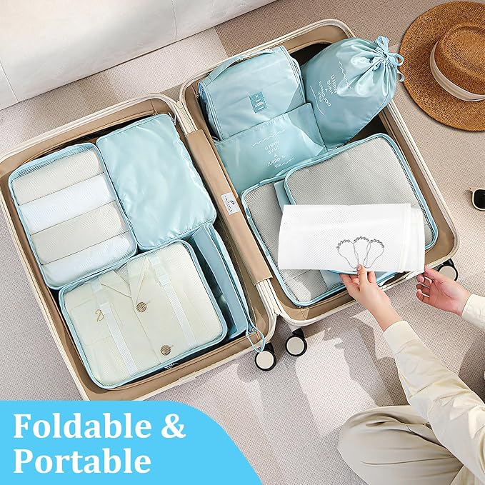 2 Pack Mesh Shower Caddy Hanging Organizer with 7 Pockets, Quick Dry Bathroom Storage Bag, Cruise Cabin and Dorm Essentials for Travel, Toiletry Organizer for Shampoo Soap - Image 7