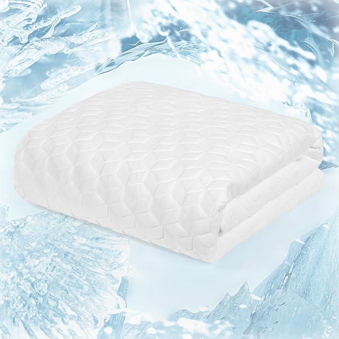 DOZ Mattress Protector, 100% Viscose Derived from Bamboo Surface, 3D Air Fabric Mattress Cover, 100% Waterproof, Ultra Soft, Noiseless, Machine Washable, 16 inch Deep Pocket (Queen)
