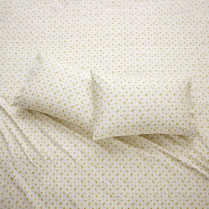 Modern Threads Silky Soft Microfiber and Wrinkle Free Sheets - Luxurious Microfiber Bed Sheets Includes Flat Sheet, Fitted Sheet with Deep Pockets, & Pillowcases Sweet Rose Gold, Full