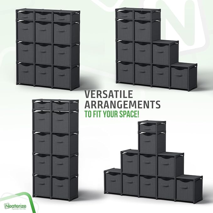 Cube Storage Organizer with Storage Bins Included - The Perfect Closet Organizers and Storage Solution. Includes 12 Storage Cubes, Great For Toy Storage, Closet Storage, Clothes Storage (Pink) - Image 5