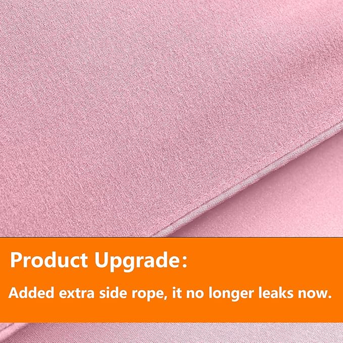 TAIMIT Pink King Size Comforter Set - 7 Pieces, Bed in a Bag Bedding Sets with All Season Soft Quilted Warm Fluffy Reversible Comforter,Flat Sheet,Fitted Sheet,2 Pillow Shams,2 Pillowcases