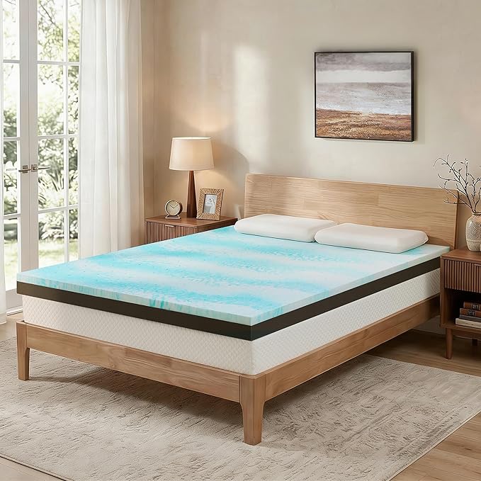 Extra Firm Mattress Topper: Full Size 3 Inch, High Density Bed Topper, Extra Support for Pain Relief,CertiPUR-US Oeko-Tex Certified 75x54