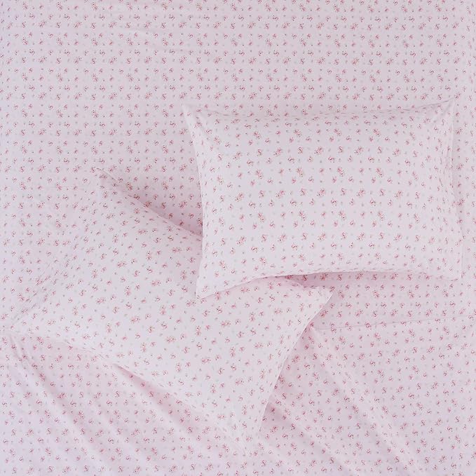 Modern Threads Silky Soft Microfiber and Wrinkle Free Sheets - Luxurious Microfiber Bed Sheets Includes Flat Sheet, Fitted Sheet with Deep Pockets, & Pillowcases Blush, California King