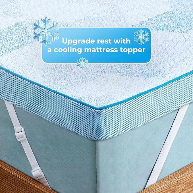 PERLECARE Firm Mattress Topper Full - 3 Inch Cooling Memory Foam Bed Topper for Pressure Relief, Soft and Supportive, Removable and Washable Cover, Made with CertiPUR-US® Certified Foam