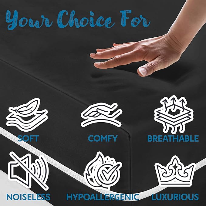 Guardmax Jersey Knitted Crib Size Zippered Mattress Encasement - Waterproof & Bed Bug Proof Mattress Protector - Comfortable, Soft, and Noiseless Zippered Bedding - Dust Mite Proof (28 x 52 x 6)