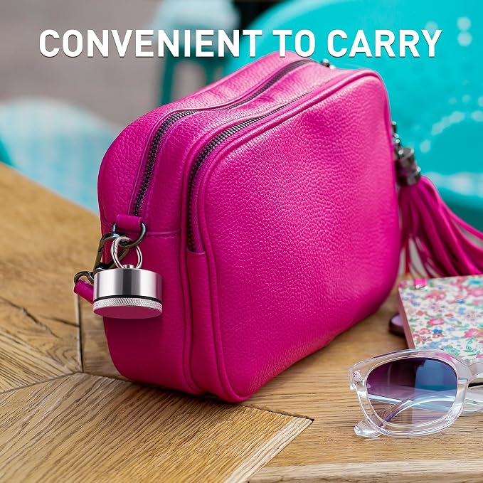 Aluminum Mini Traveling Jewelry Holder Storage with Easy-Access Clasp, Compact Safe Storage for Rings, Necklaces, Earrings - Convenient for Traveling, Removable Soft Pads for Pills - Image 4