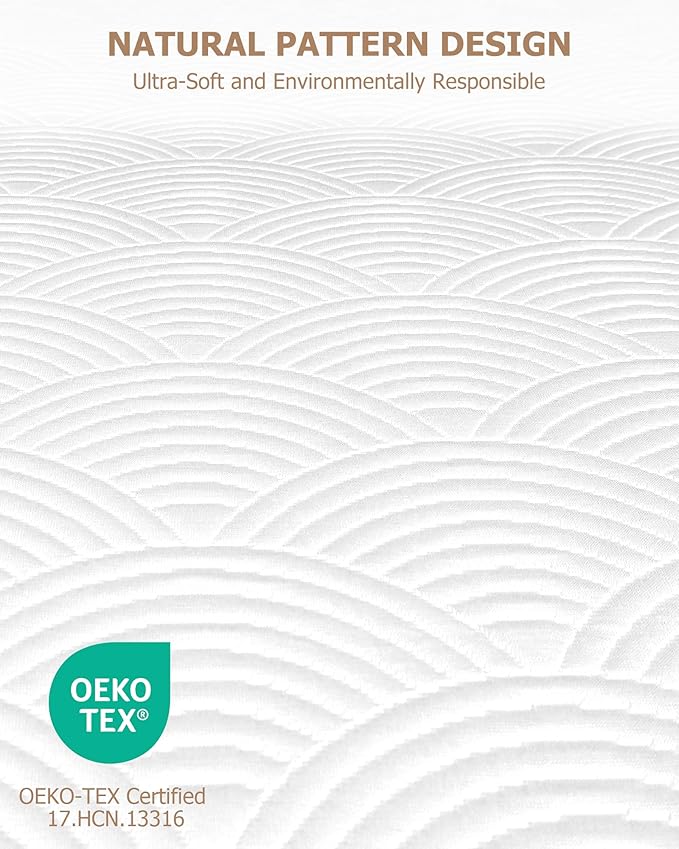Zenzy 3" Twin Waterproof Mattress Topper Cover, 100% Waterproof, Oeko-TEX Certified, Zippered Topper Protector with Adjustable Straps, Ultra-Soft and Washable (Cover Only)